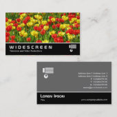 Breedbeeld 320 - Zee Tulpen III Visitekaartje (Voorkant / Achterkant)