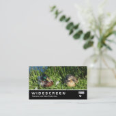 Breedbeeld 407 - Mr en Mrs Mallard Visitekaartje (Staand voorkant)