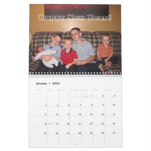 Breeden Family Calendar 2013 Kalender (Jan 2026)