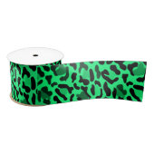 Breedgroene leopard-afdruklint lint (Spoel)