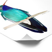 Breedkopvogel Foto Afdruk (Hoek)