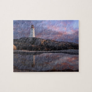 Breedpool door vuurtoren legpuzzel