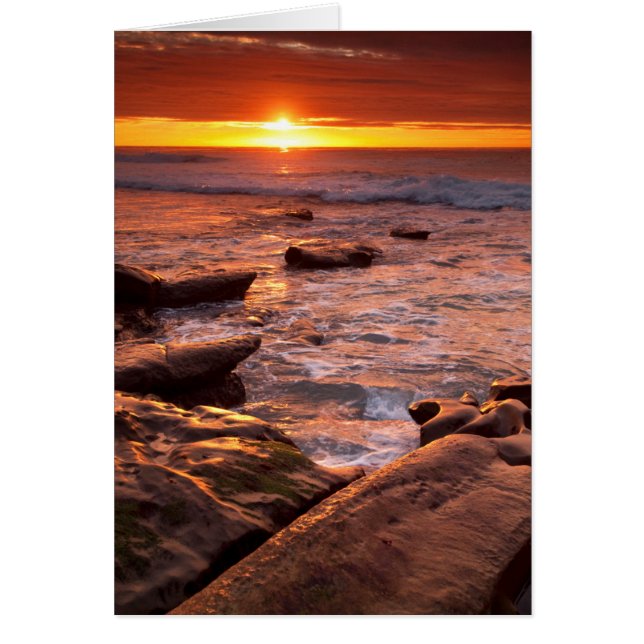 Breedpools bij zonsondergang, Californië (Voorkant)