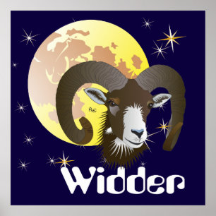 Breedte 21. März bis 20. April Poster