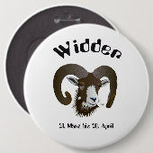 Breedte Buttonnen Ronde Button 6,0 Cm (Voorkant /achterkant)