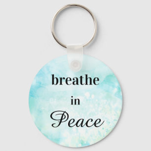 *~* Breedte in de Waterverf van Peace Mint Turquoi Sleutelhanger