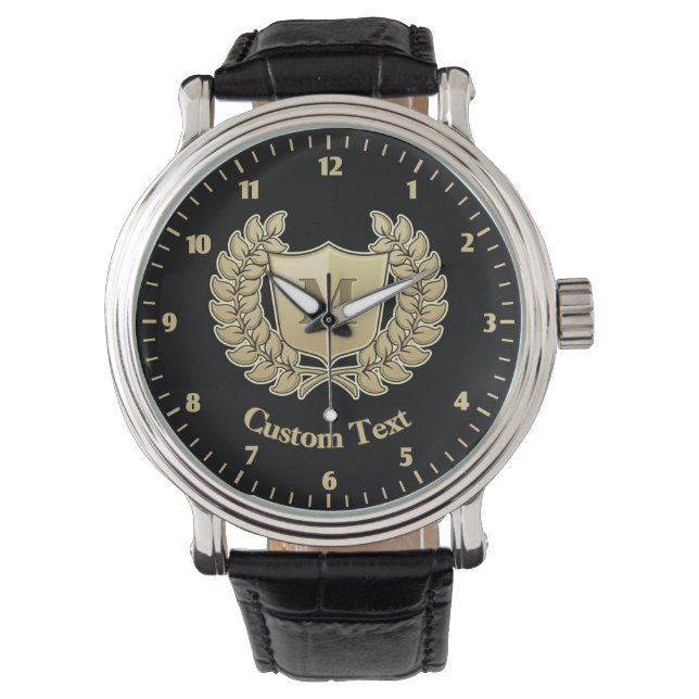 Breedte met schild horloge (Voorkant)