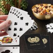 Breedte met schild pokerkaarten (Insitu)