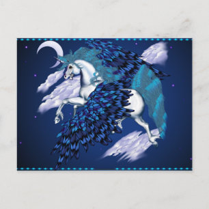 Breedte Unicorn Post Card Briefkaart