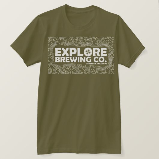 Breedte verkennen (witboek) t-shirt (Design voorkant)