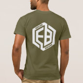 Breedte verkennen (witboek) t-shirt (Achterkant)