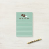 Breedtegraaltje Coffee Lover Cute Lijnpapier Post-it® Notes (Op bureau)