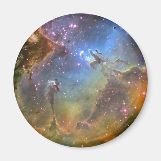 Breedvelig Afbeelding van de Eagle Nebula Magneet (Voorkant)