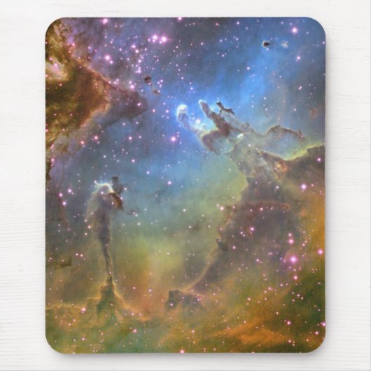 Breedvelig Afbeelding van de Eagle Nebula Muismat (Voorkant)