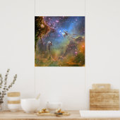 Breedvelig Afbeelding van de Eagle Nebula Poster (Keuken)