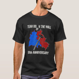 Breek de Berlijnse Muur af 30e Jubileum T-shirt