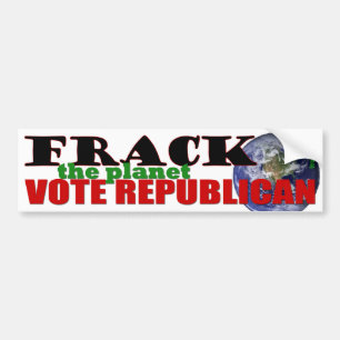 Breek de planeet bumpersticker