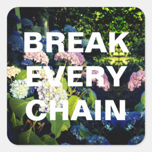 Breek elke ketting Sticker