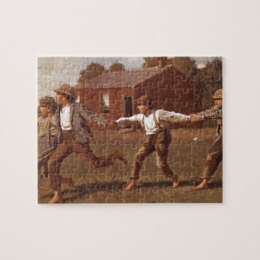 Breek het Whip', Winslow Homer_Great Work of Art Legpuzzel (Horizontaal)