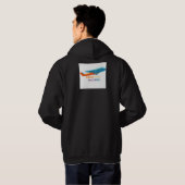 "Breek je records" Hoodie (Achterkant volledig)