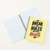 Breek regels, geen harten: Inspirerend Journal Notitieboek (Binnen)