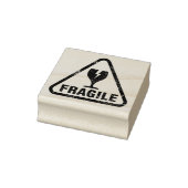 Breekbaar Rubberstempel (Stempel)