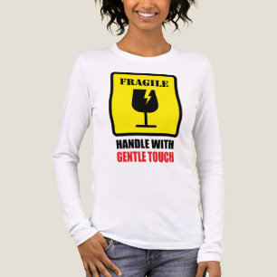Breekbaar - Voorzichtig behandelen Tri-Blend Shirt