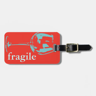 breekbaar waarschuwingsbord bagagelabel