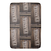 Breekbare houten krat  houtnerf verzending badmat (Voorkant Verticaal)