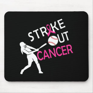 Breekkankerbestrijding Baseball Fighting Awareness Muismat