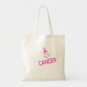 Breekkankerbestrijding Baseball Fighting Awareness Tote Bag