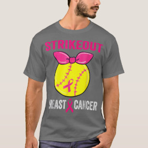 Breekkankerbewustzijnsveld Softball Fight T-shirt