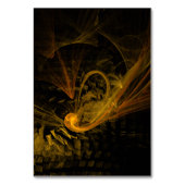 Breekpunt Abstracte Art Table Card Kaart (Achterkant)