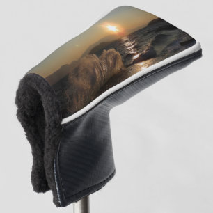 Breekwater in Kroatië: prachtige zonsondergang Golfheadcover