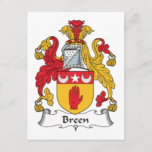 Breen Family Crest Briefkaart