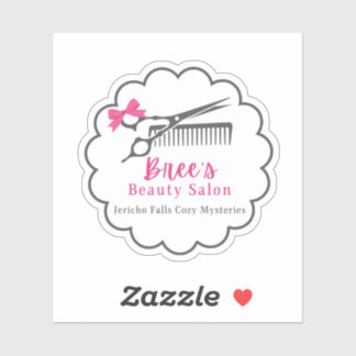Bree's Beauty Salon Logo Sticker