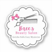 Bree's Beauty Salon Logo Sticker (Devant)