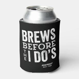 Breeuten voor ik de bierbruiloft gepersonaliseerd blikjeskoeler