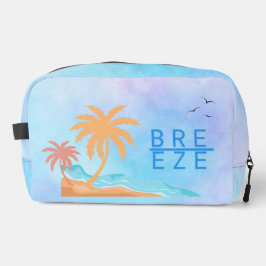 Breeze Summer Beach Print Cut Naaizak Toilettasje