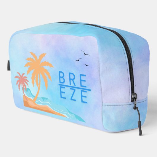 Breeze Summer Beach Print Cut Naaizak Toilettasje (Rechterhoek)