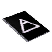 Breezy Air Element Alchemy Symbool Notitieboek (Rechterzijde)