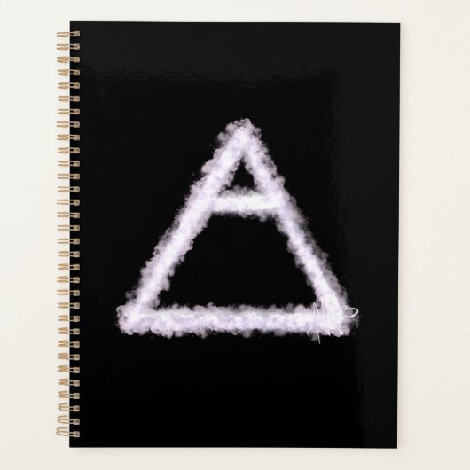 Breezy Air Element Alchemy Symbool Planner (Voorkant)