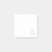 Breezy Air Element Alchemy Symbool Post-it® Notes (Voorkant)