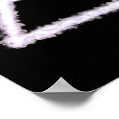 Breezy Air Element Alchemy Symbool Poster (Hoek)