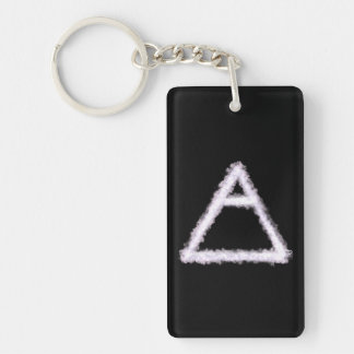 Breezy Air Element Alchemy Symbool Sleutelhanger