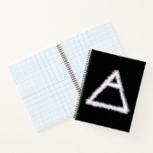 Breezy Air Element Alchemy Symbool Spiraal Notitieboek (Binnen)