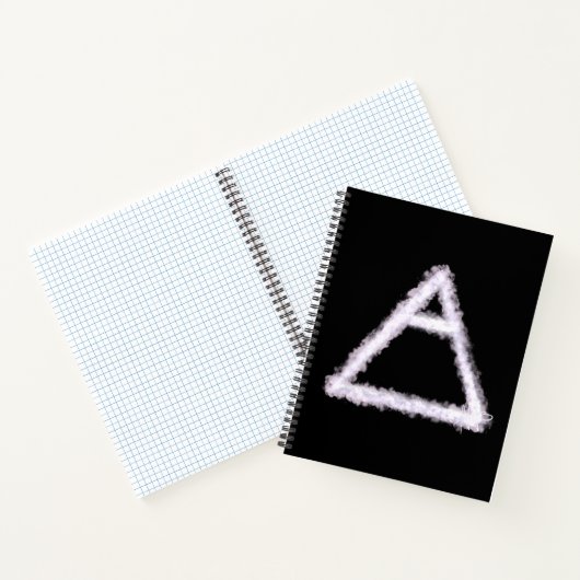 Breezy Air Element Alchemy Symbool Spiraal Notitieboek (Binnen)