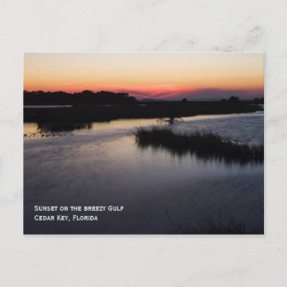 Breezy Gulf Sunset Briefkaart