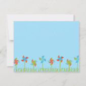 Breezy Pinwheels Kaart (Achterkant)