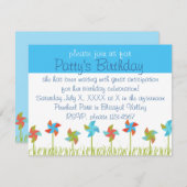 Breezy Pinwheels Kaart (Voorkant / Achterkant)